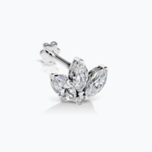 Maria Tash Lotus Stud 3mm